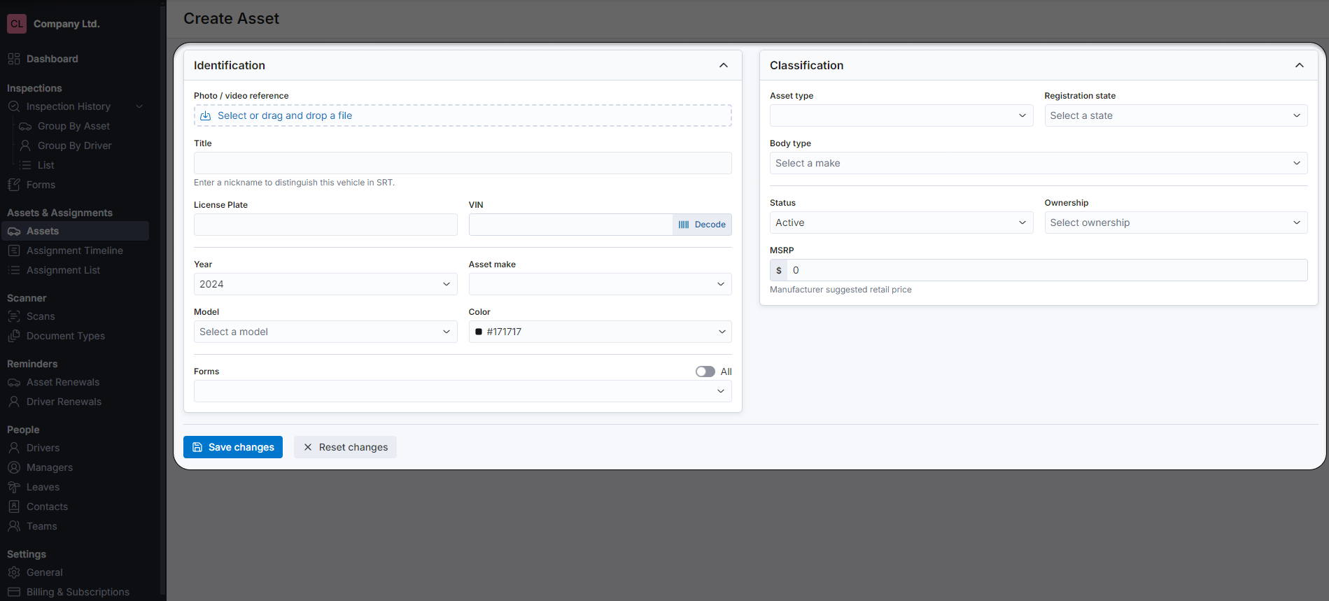 Add Asset